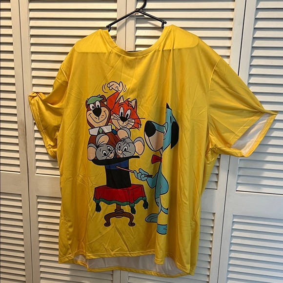 Cartoon Print Shirt Other - #1284=Unisex Yellow Cartoon Character Shirt
